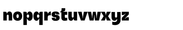 Athler Heavy Font LOWERCASE
