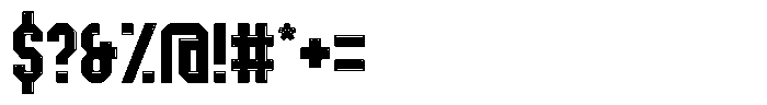 Athletix Inline Font OTHER CHARS