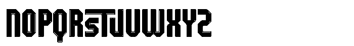 Athletix Inline Font UPPERCASE