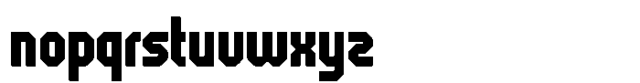 Athletix Regular Font LOWERCASE