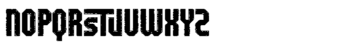 Athletix Rough Inline Font UPPERCASE