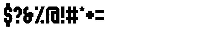 Athletix Rough Font OTHER CHARS