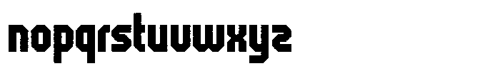 Athletix Rough Font LOWERCASE