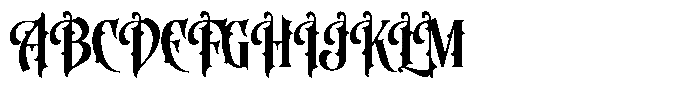 Athorie Font UPPERCASE