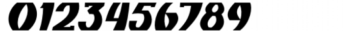 Atiku Extra Bold Slanted Font OTHER CHARS