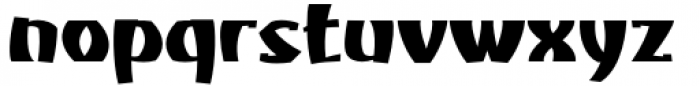 Atiku Extra Bold Font LOWERCASE