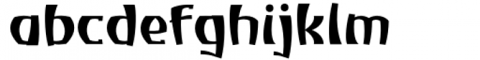 Atiku Regular Font LOWERCASE