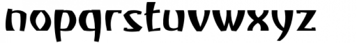 Atiku Regular Font LOWERCASE