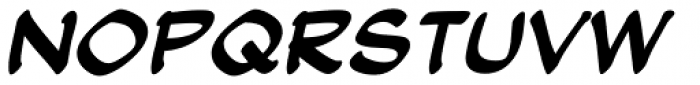 Atland BB Bold Italic Font LOWERCASE