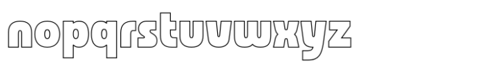 Atlanta Outline Font LOWERCASE
