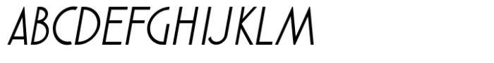 Atlantic Cruise Pro Light Italic Font UPPERCASE
