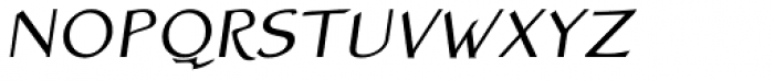 Atlantic Sans SC Italic Font LOWERCASE