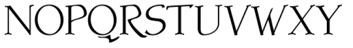 Atlantic Serif OSF Font UPPERCASE