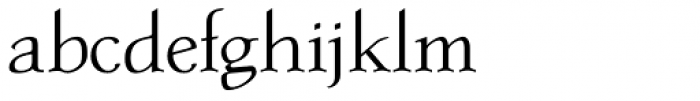 Atlantic Serif OSF Font LOWERCASE