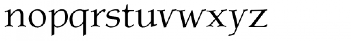 Atlantic Serif OSF Font LOWERCASE