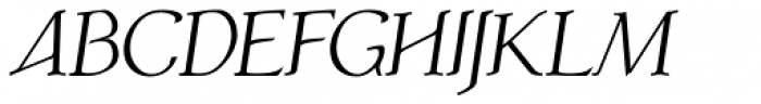 Atlantic Serif SC Italic Font UPPERCASE