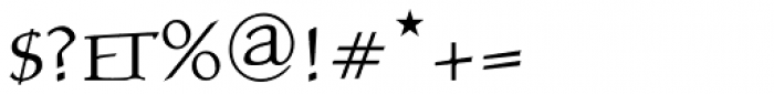Atlantic Serif SC Font OTHER CHARS