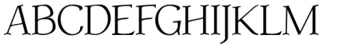 Atlantic Serif SC Font UPPERCASE