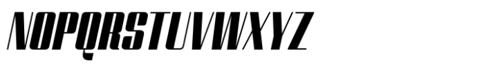 Atnan HC Black Italic Font UPPERCASE