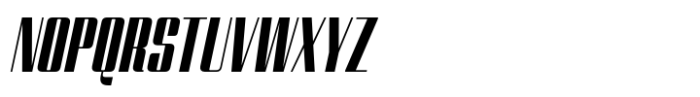 Atnan HC Bold Italic Font UPPERCASE