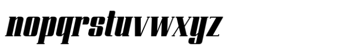 Atnan Serif Black Italic Font LOWERCASE