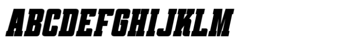Atnan Slab Black Italic Font UPPERCASE