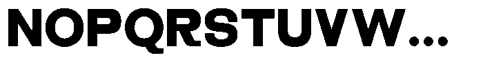 Atnia Font UPPERCASE
