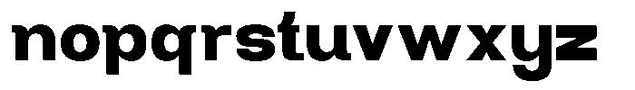 Atnia Font LOWERCASE