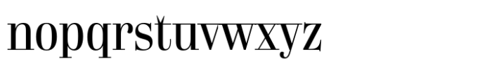 Atol Regular Font LOWERCASE