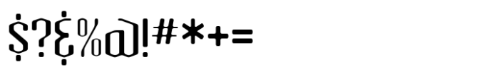 Atomic Sans Regular Font OTHER CHARS