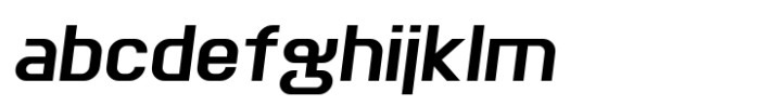 Atophuzomekosou Bold Italic Font LOWERCASE