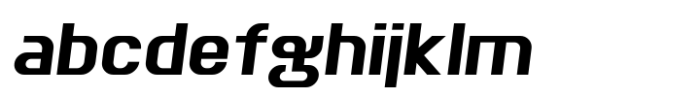 Atophuzomekosou Extra Bold Italic Font LOWERCASE