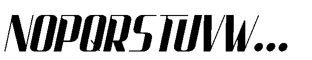 Atrago Italic Font UPPERCASE