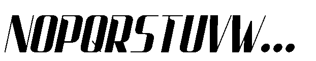 Atrago Italic Font LOWERCASE