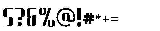 Atrago Regular Font OTHER CHARS