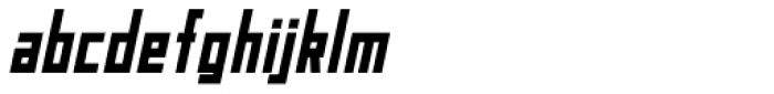 Atrium Bold Oblique Font LOWERCASE