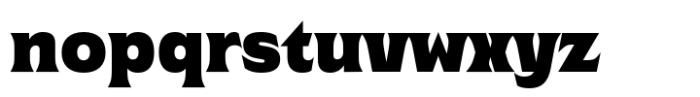 Atsanee Black Font LOWERCASE