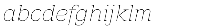 Atsanee Thin Italic FONT