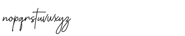 Atsuka Montreal Script Font LOWERCASE
