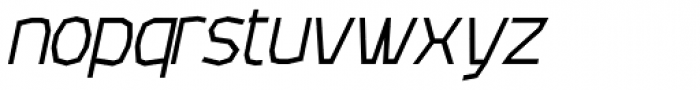 Attac SemiBold Italic Font LOWERCASE