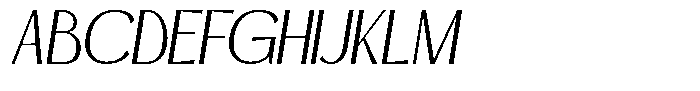 Attelier Italic Font UPPERCASE