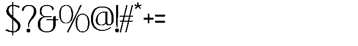 Attelier Regular Font OTHER CHARS