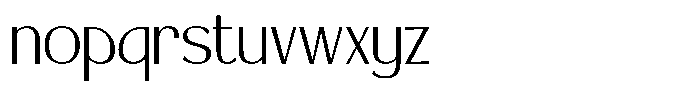 Attelier Regular Font LOWERCASE