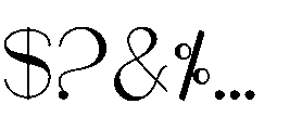 Attend Bold Regular Font OTHER CHARS