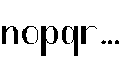 Attend Bold Regular Font LOWERCASE