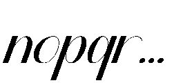 Attend Slant Regular Font LOWERCASE