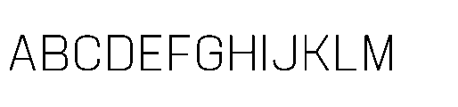 Attha Light Font UPPERCASE