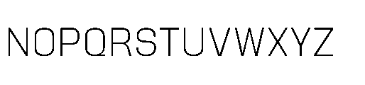 Attha Light Font UPPERCASE