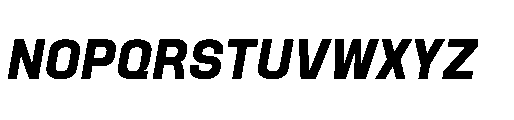 Attha Loopless Bold Italic Font UPPERCASE