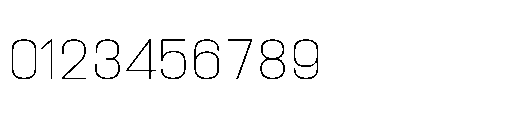 Attha Loopless Extra Light Font OTHER CHARS